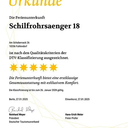 Hébergement de vacances Schilfrohrsaenger 18 Fuhlendorf (Mecklenburg-Vorpommern)